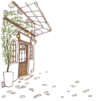 门口卡通图片大全