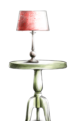 台灯pngpsd2000*2000清新手绘铅笔pngpsd2000*2000彩铅花纹pngpsd2000