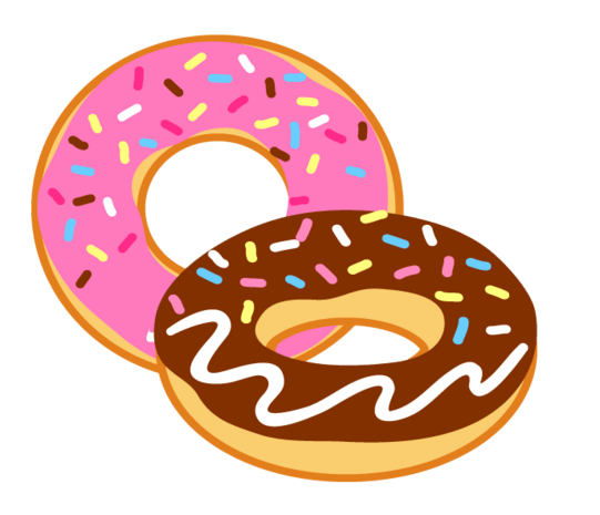 甜甜圈手绘图片大全