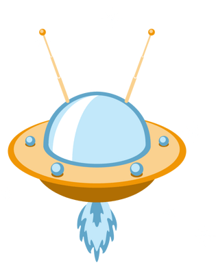 外星宇宙飞船卡通图片大全