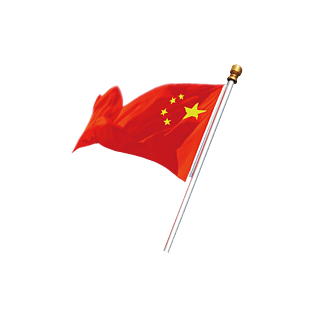 建党节元素旗帜装饰元素