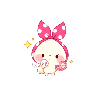可爱兔子头图片大全