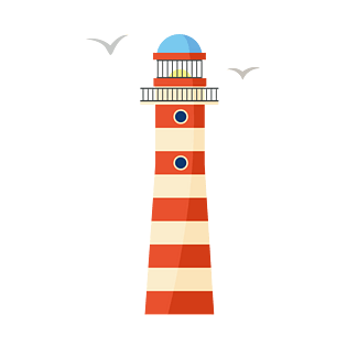 卡通灯塔图片大全