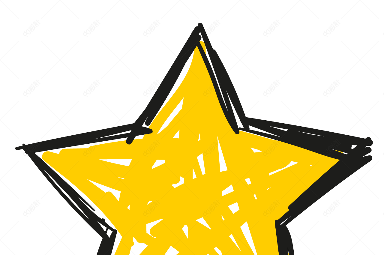 手绘星星图标