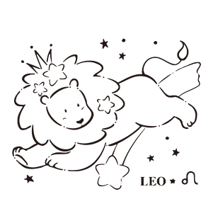 狮子座pngpsd2000*2000粉色修身苗条线条与白色闪亮星星pngpsd2000*