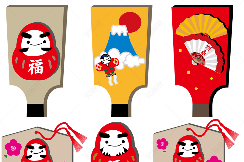 日本文化元素装饰图标