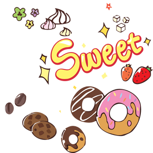 卡通甜食
