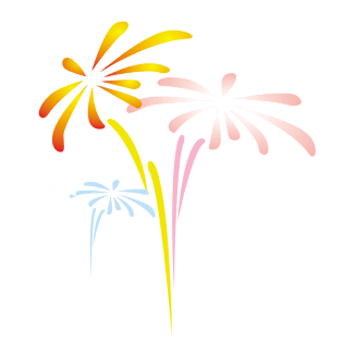 飞起来的卡通烟花