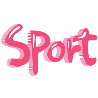 运动英文艺术字体