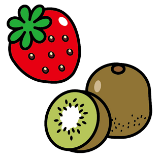 草莓奇异果猕猴桃pngpsd2000*2000手绘猕猴桃表情pngpsd2000*2000卡通