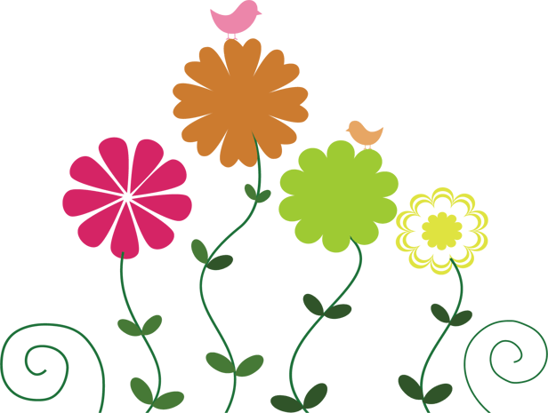 花丛卡通图片大全