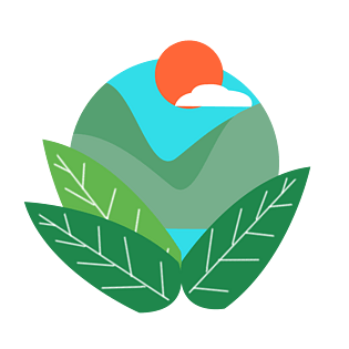 小清新唯美蓝天白云绿叶