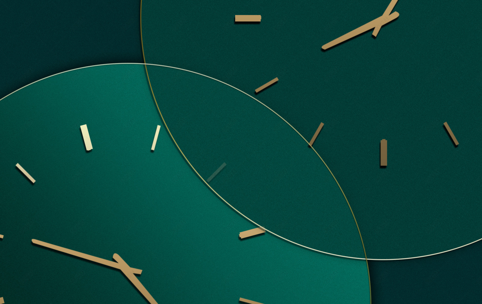 简约大气质感表盘表针金色炫彩背景