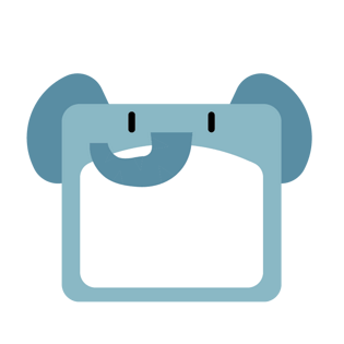 可爱动物空白相框装饰矢量素材