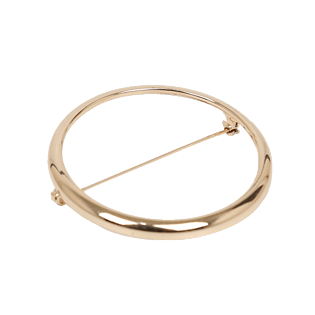 欧美ins风胸针金色金属圆环别扣