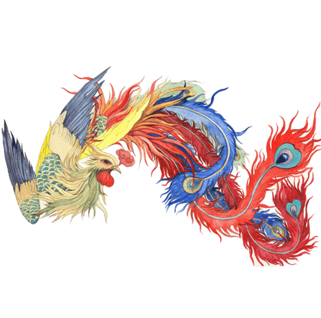 卡通凤凰图片大全