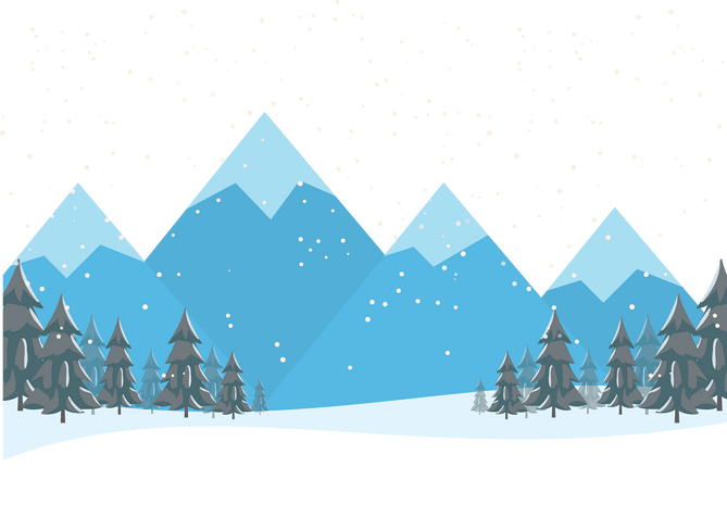 雪山卡通图片大全