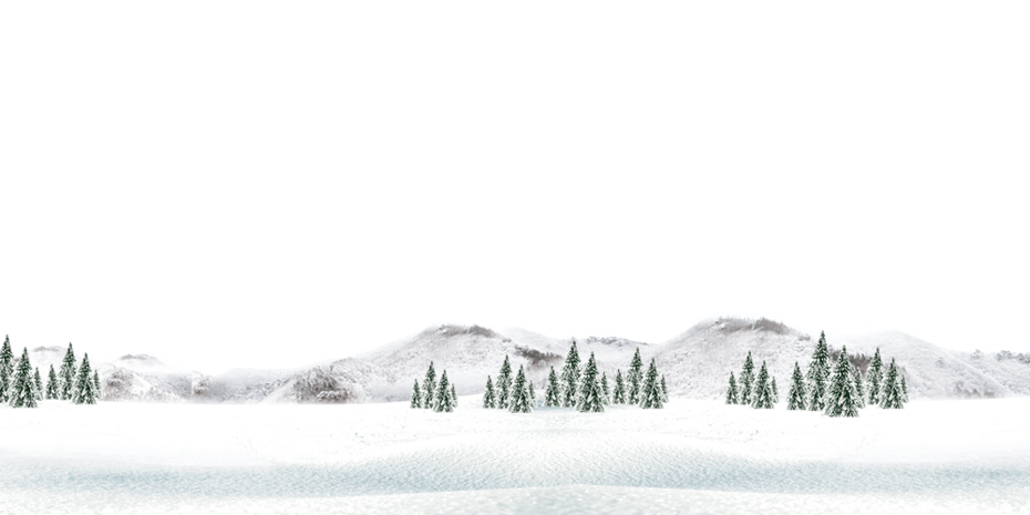 雪山装饰png元素pngpsd2000*2000绿植边框花卉边框png素材pngpsd2000*