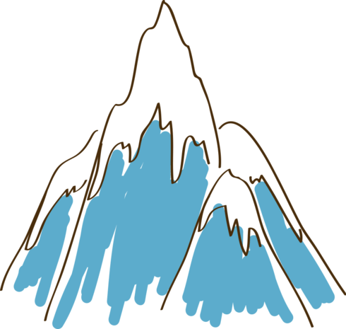 雪山卡通图片大全