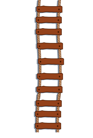 装饰梯子png元素