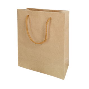 牛皮袋手提袋样机透明免抠png源文件