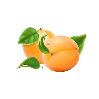 黄桃水果黄桃透明png高清素材