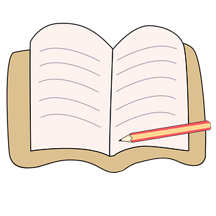 手绘卡通书本图片大全