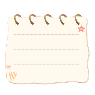 卡通可爱便签笔记手账本子