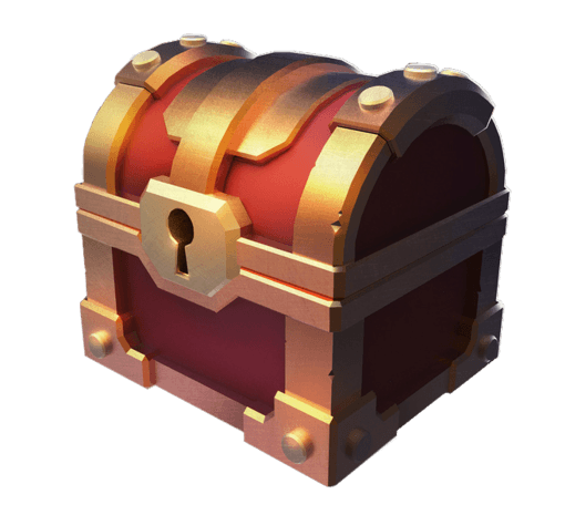 金币宝箱装饰元素