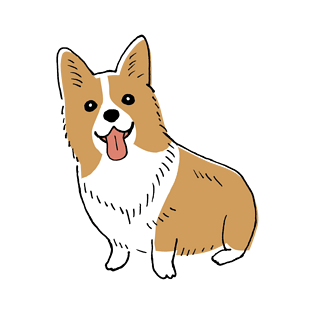 可爱卡通大中小狗犬类免扣元素