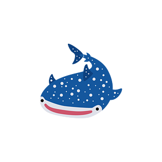 卡通可爱海洋动物免扣元素