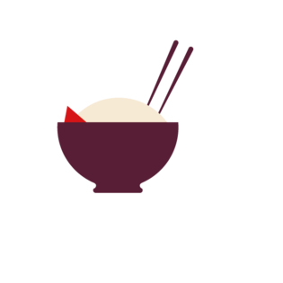 手绘碗筷图片大全