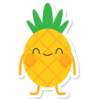 可爱菠萝图片大全