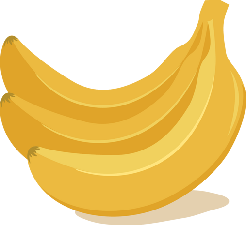 卡通手绘香蕉水果png元素