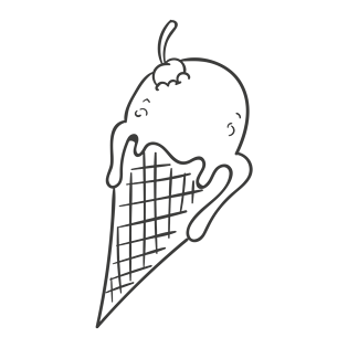 卡通手绘冰淇淋图片大全