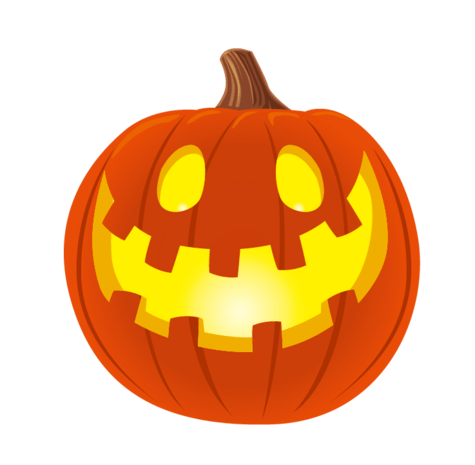 卡通手绘万圣节南瓜png元素