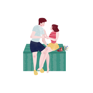 手绘卡通情侣图片大全_手绘卡通情侣图片素材【png免费下载】-90设计