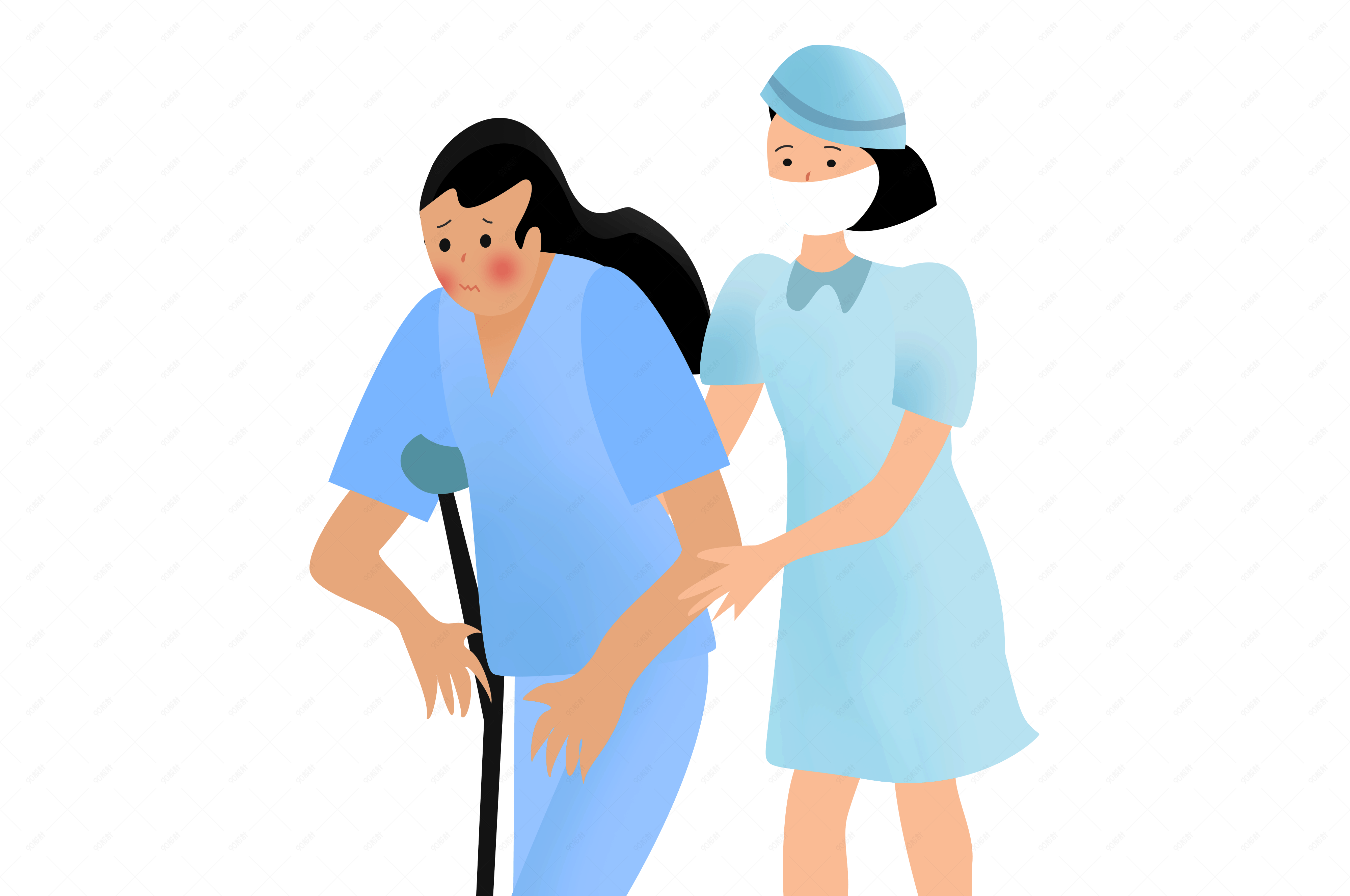 国际护士节工作中的护士