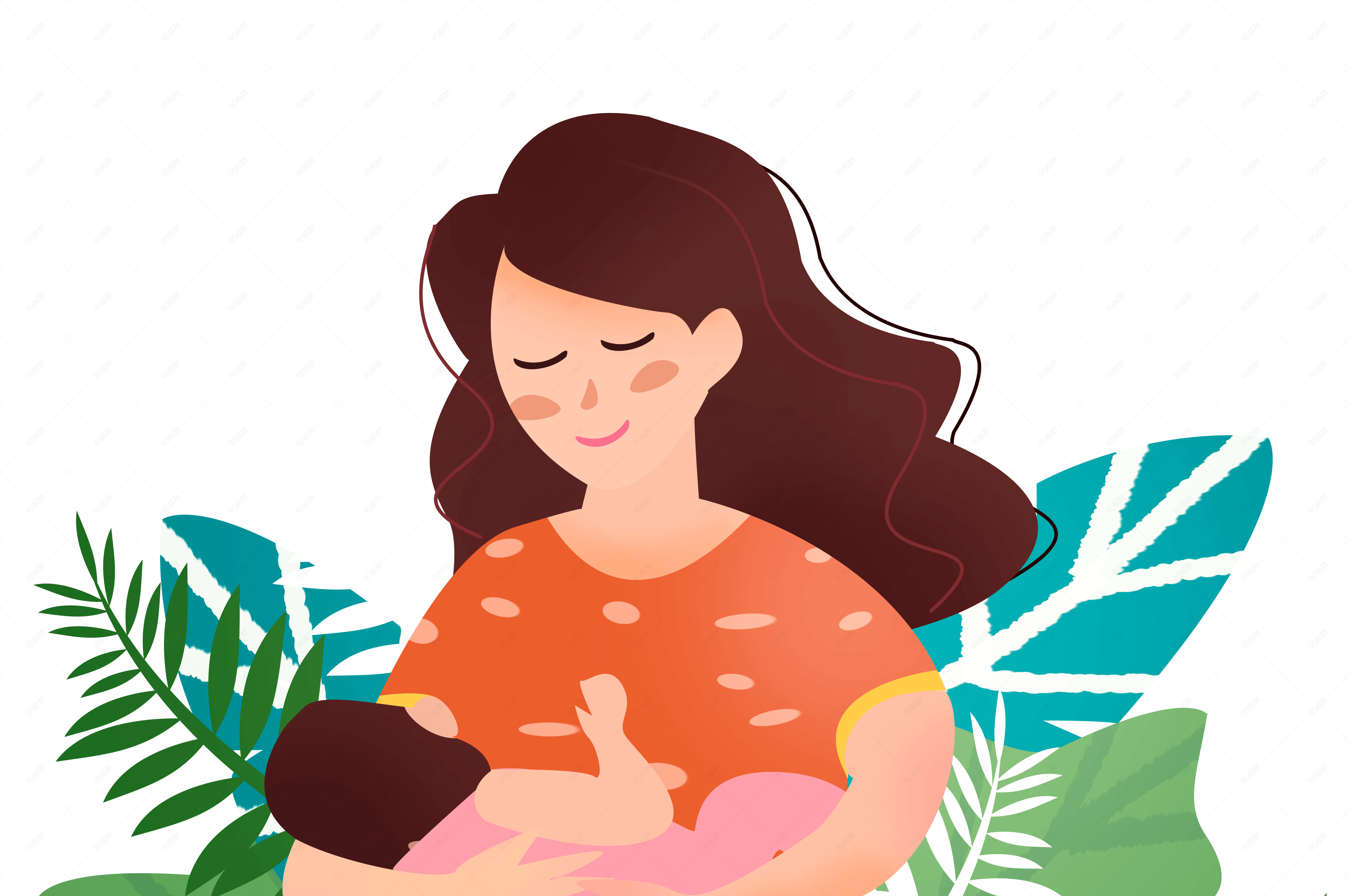 母亲节唯美妈妈元素设计