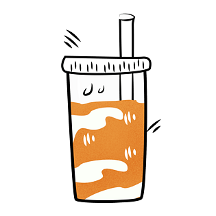 卡通奶茶图片大全