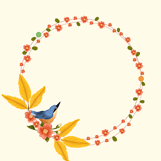 装饰小清新标题边框pngpsd2000*2000原创字体立夏标题荷花手绘小清新