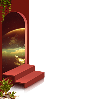 通往梦幻之门梦想中的世界