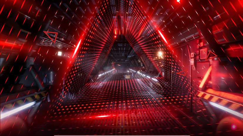 红色几何背景背景