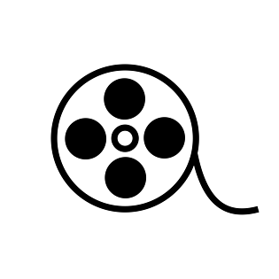 电影 放映带 黑色 png 插图 标志