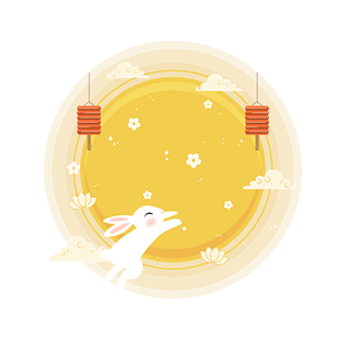 中秋赏月庆祝节日素材