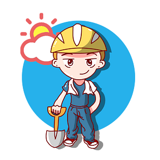 pngpsd2000*2000卡通手绘职业劳动者厨师人物pngpsd2000*2000劳动红色