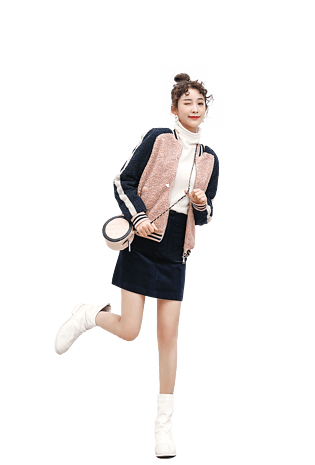 秋装运动套装女美丽时尚女模特女生