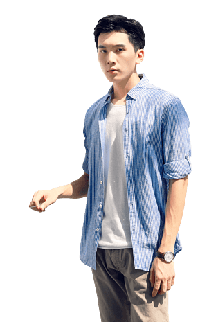 学院风休闲男帅气时尚男模特男生