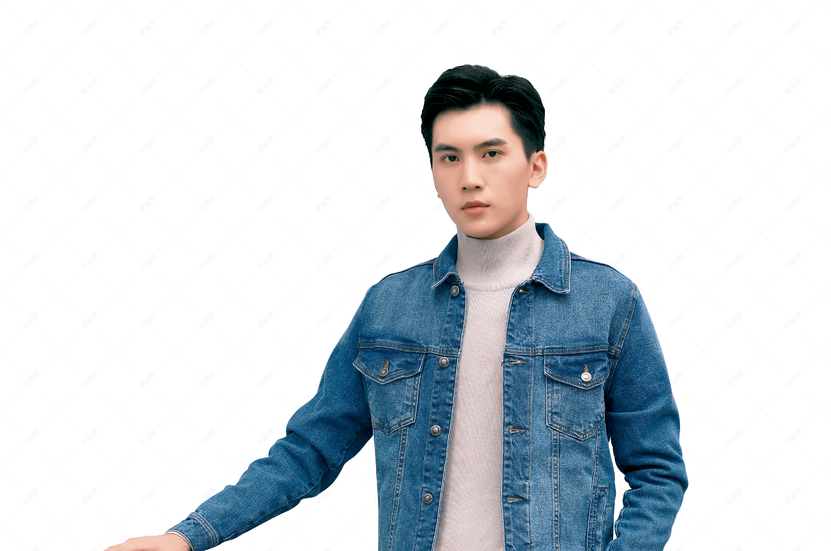 学院风休闲男帅气时尚男模特男生