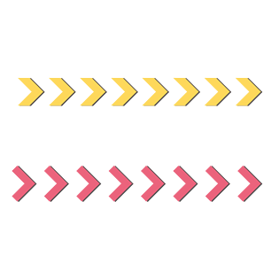 pngpsd2000*2000简约卡通方向手绘指引箭头元素设计pngpsd2000*2000